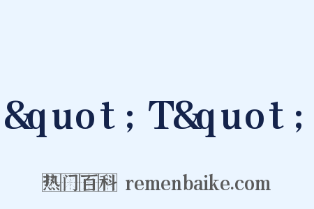 &quot;T&quot;是什么意思的图片